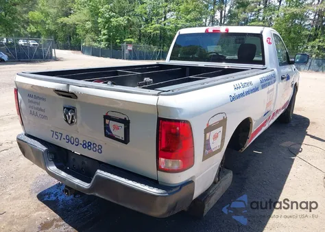 2019 Ram 1500 Classic Tradesman 4X2 8' Box из США, поврежденный, VIN 3C6JR6DT4KG510360